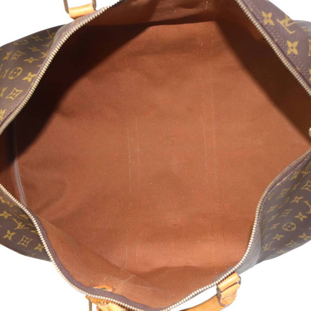 LOUIS VUITTON Brown Monogram Keepall 60 Boston Bag - Picture 8 of 10